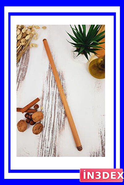 İN3DEX مكشطة خشبية لفرد العجين 50 سم