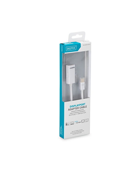 Digitus DP to HDMI Converter white 0.15m