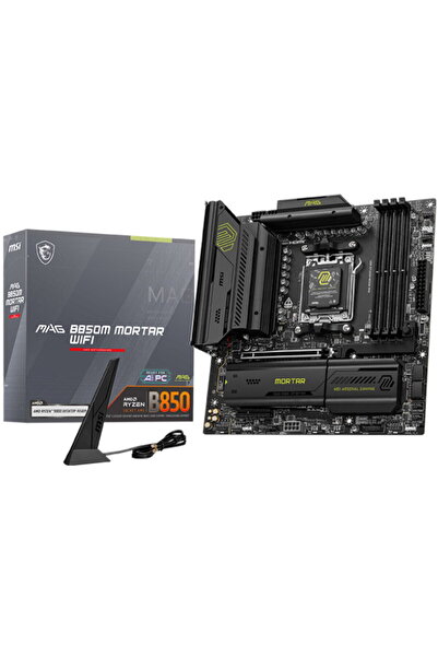 MSI Placă de bază MAG B850M MORTAR WIFI mATX, AMD AM5, 4 module DIMM, audio 7...