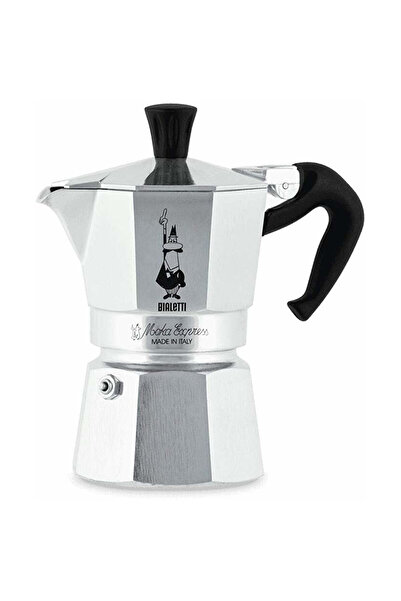 Bialetti Moka Express Aluminiu, Negru