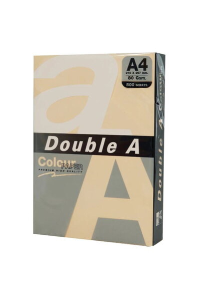DOUBLE A Hârtie color pentru copiator A4, 80 g/mp, 500 coli/partea superioară...