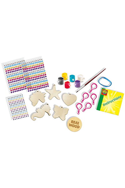 SES Creative Set de jucării creative pentru copii, pentru a picta brelocuri d...