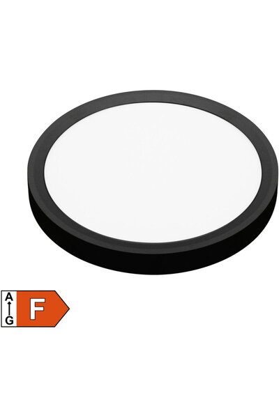 Somogyi Lampă de tavan/perete LED, rotundă 18W, 3 trepte, neagră