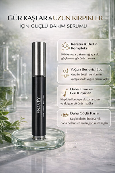ENAVEY Kaş Kirpik Serumu ( Uzatır - Bakım Yapar - Güçlendirir)