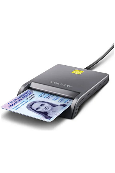 Axagon Identity cards Smart Card FlatReader CRE-SM3T, USB 2.0
