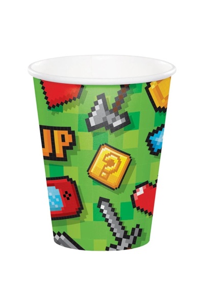 Creative Converting Gaming Party Hot/Cold Cups 9Oz 8Ct