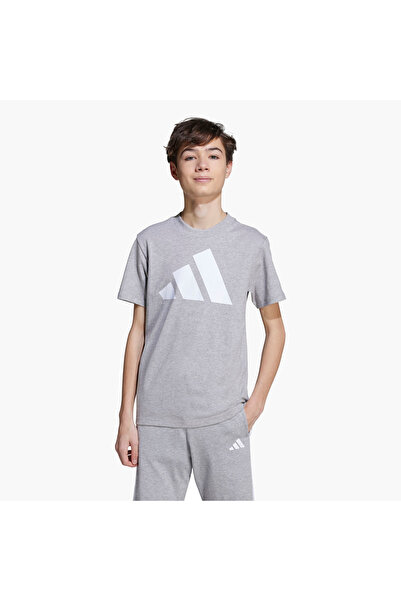 adidas Logo Print Crew Neck T-Shirt