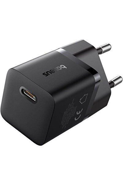 Baseus P10110909113-00 USB-C GaN5 mini 25W mains charger Black