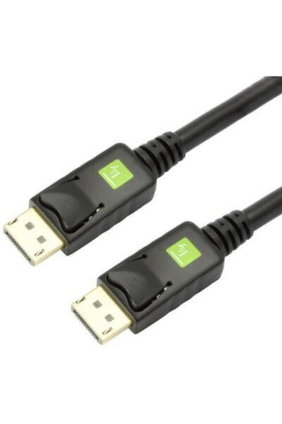 Techly DisplayPort 1.2, Audio/Video, Negru, 0,5 metri