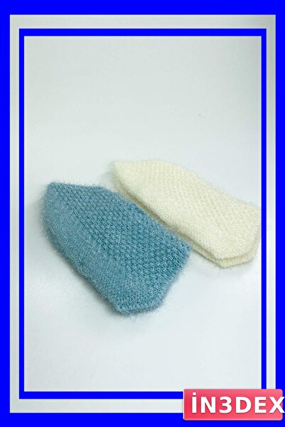 İN3DEX Hand Knitted Wool Booties Set 2 Pairs Winter Women's
