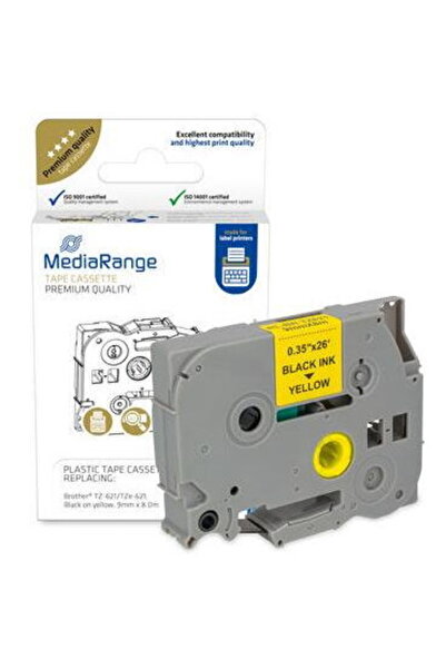 MediaRange Consumabil termic TZ-621/TZe-621 9mm 8m Negru