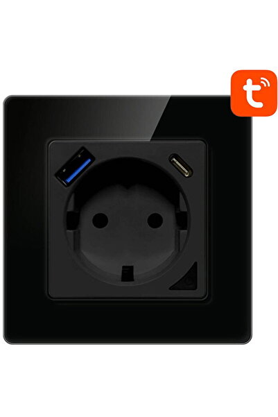 Avatto Smart WiFi N-WOT10-USB-B TUYA USB USB-C Black
