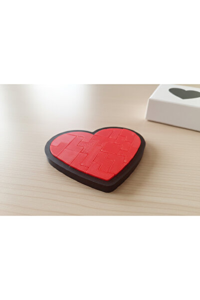 Grifon 3D Romantic Heart Design Puzzle & Desktop Decor - Pla Material