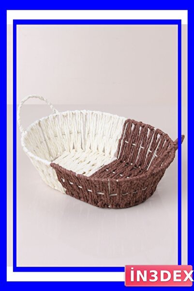 Mestore سلة تخزين الخبز البيضاوية المصنوعة من الخوص