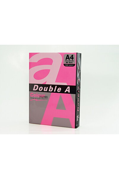 DOUBLE A Hârtie color A4, 75 g/m², 500 coli/capăt, roz neon