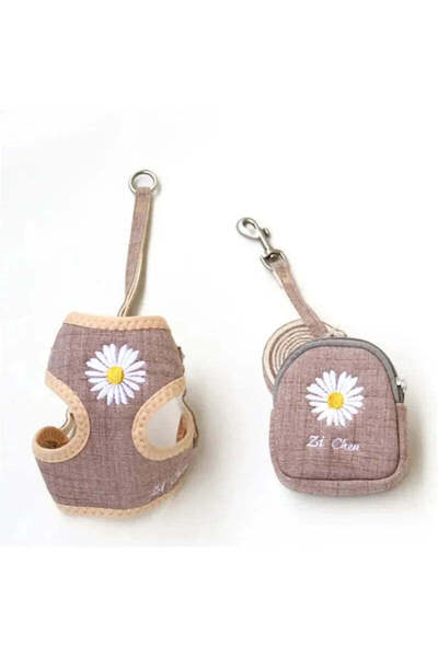 Petora Ham de rucsac reglabil cu lesă pentru câini, maro, HC1026 - M