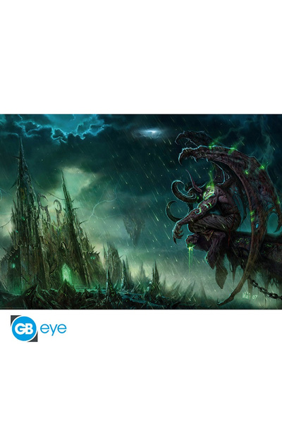 GB EYE Плакат на World of Warcraft: Illidan Stormrage от (91,5 x 61 см)