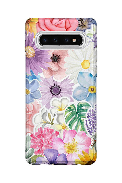 lelia حافظة هاتف شفافة مطبوعة متوافقة مع هاتف سامسونج جالاكسي S10 |   مجموعة ...