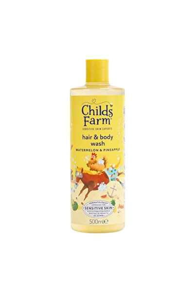 Childs Farm Karpuz ve Ananas Özlü Çocuk Saç ve Vücut Şampuanı 500 ml