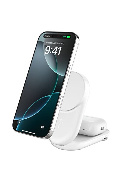 Belkin УлтраЧардж 25W Qi2 магнитен 2-в-1 Лад.клав.б.с. WIZ039kqWH