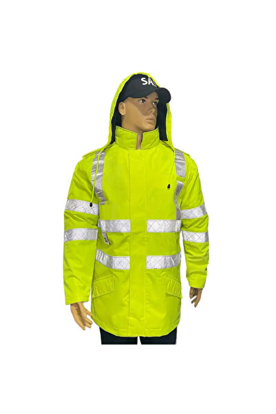 Tactical Gear by Neramo Jacheta highvisibiliti rainparka cu benzi reflectoriz...