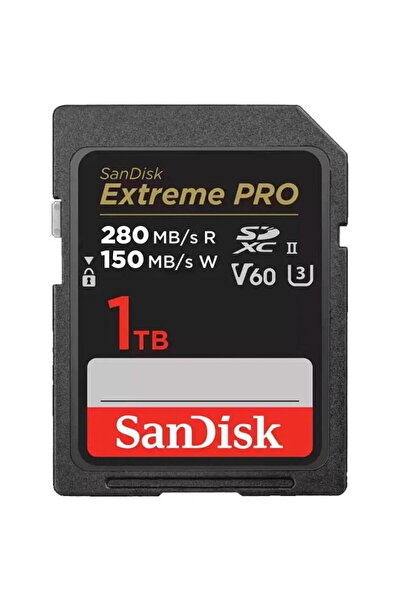 SanDisk Extreme Pro SDXC 1TB UHS-II C10 U3 V60 Memory Card