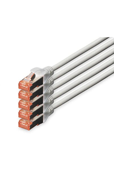 Assmann Мрежов кабел CAT 6 S/FTP, 5 бр., 20 м, сив