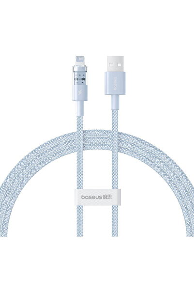 Baseus Cablu de încărcare rapidă Gem USB la IP 2.4A 1 m Albastru