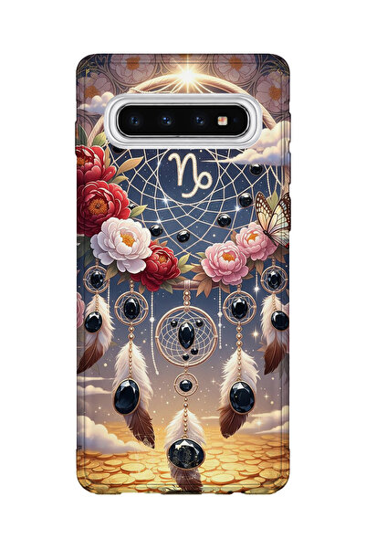 lelia حافظة هاتف شفافة مطبوعة متوافقة مع هاتف سامسونج جالاكسي S10 |   مجموعة:...