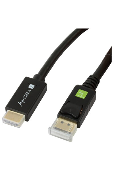 Techly Cablu DisplayPort 1.2 la HDMI Negru 1m