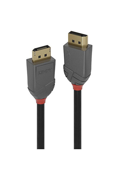 LİNDY DisplayPort 1.2 Cable, Anthra Line 7.5m