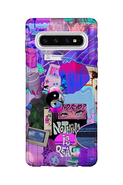 lelia حافظة هاتف شفافة مطبوعة متوافقة مع هاتف سامسونج جالاكسي S10 |   المجموع...