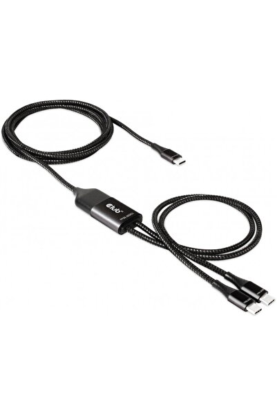 Club 3D USB Type-C кабел > 2x Type-C 1.83 м 100W кафяв/кафяв