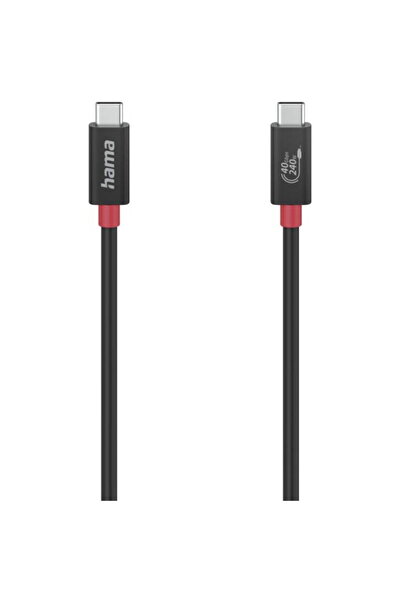 Hama Cablu USB 4.0 Tip C, Hama, 1m, Negru