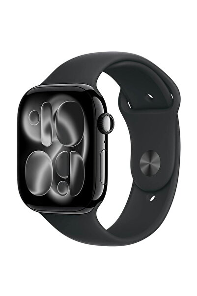 Apple Carcasă din aluminiu negru intens de 46 mm pentru ceasuri seria 11 GPS+...