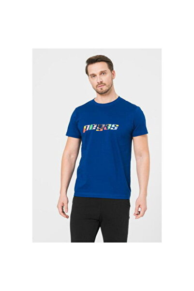 Pegas LOGO TRICOU MULTICOLOR BĂRBAȚI ROYAL