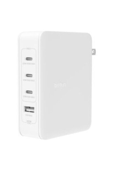 Belkin Încărcare BOOST 140W cu 4 porturi GaN, 3xUSB-C 1xUSB-A