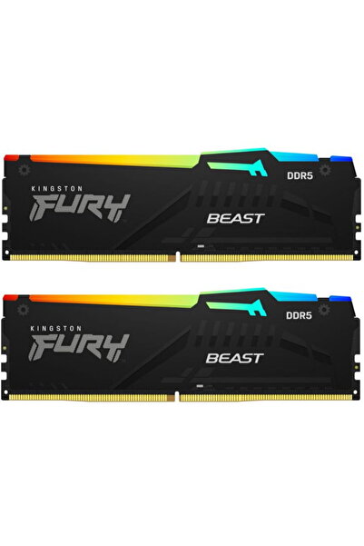 Kingston Fury Beast RGB 128GB [2x64GB 5600MHz DDR5 CL36 DIMM]
