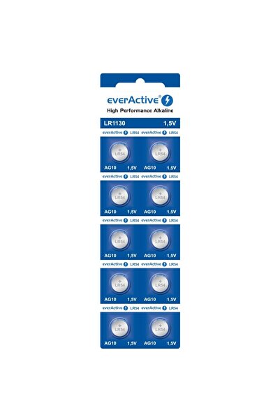 everActive Baterii alcaline mini G10 LR1130 LR54 10 buc