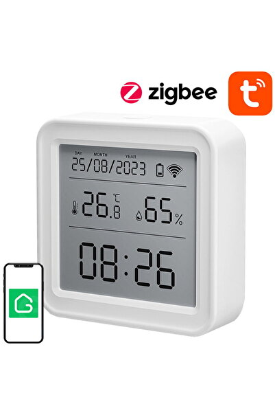 Gosund Senzor inteligent de temperatură și umiditate ST17 Zigbee (LCD, Tuya)