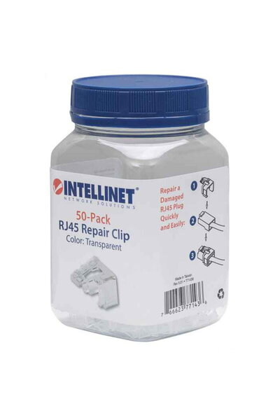 Intellinet Cleme de reparare RJ45 pentru mufă modulară, pachet de 50