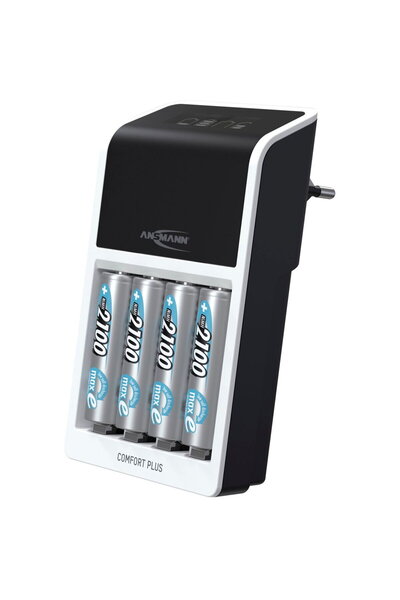 ANSMANN Încărcător Comfort Plus incl. 4 baterii AA2100