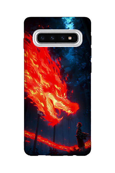 lelia حافظة هاتف شفافة متوافقة مع جالاكسي S10 لعام مطبوع |   المجموعة: دفتر ر...