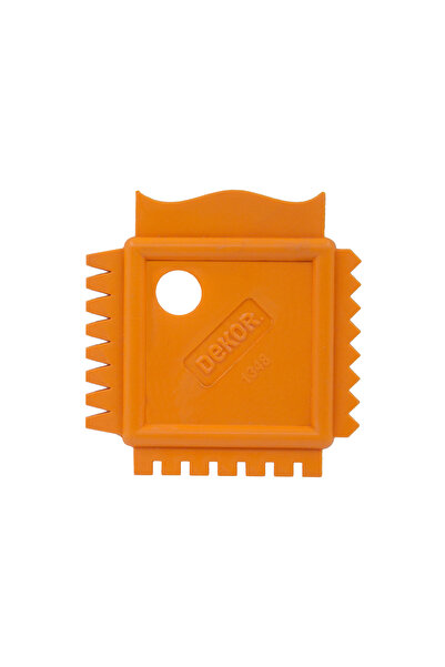 Dekor 1348 Taraklı Desen Aparatı 5.8x6.1 cm Dekoratif Boya Tarak Seti Çizgi E...