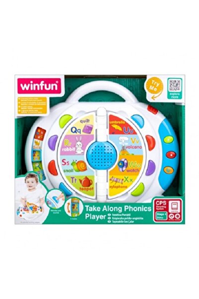 WINFUN Jucarie Carte portabila educativa cu activitati, engleza,
