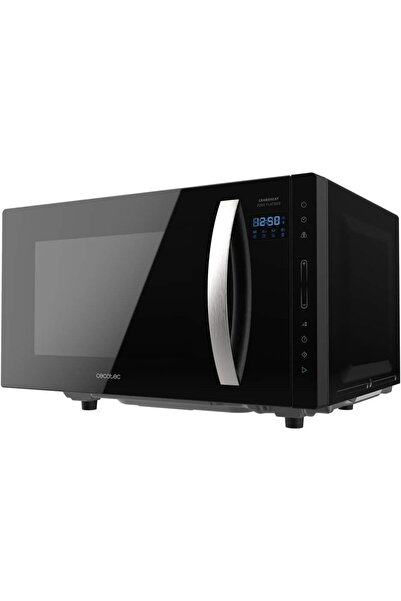 CECOTEC Cuptor cu microunde GrandHeat 2300 cu platformă, negru