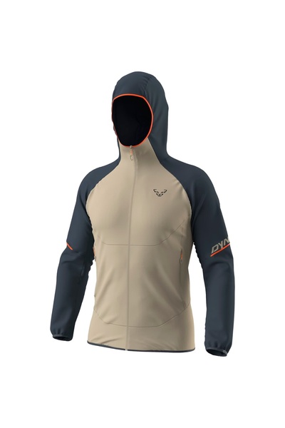 DYNAFIT Men's softshell jacket Transalper Dynastretch-Khaki/Black-XL