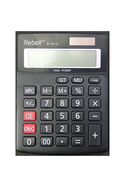 rebell Calculator de birou, 12 cifre, 137 x 104 x 23 mm, alimentare dublă, 81...