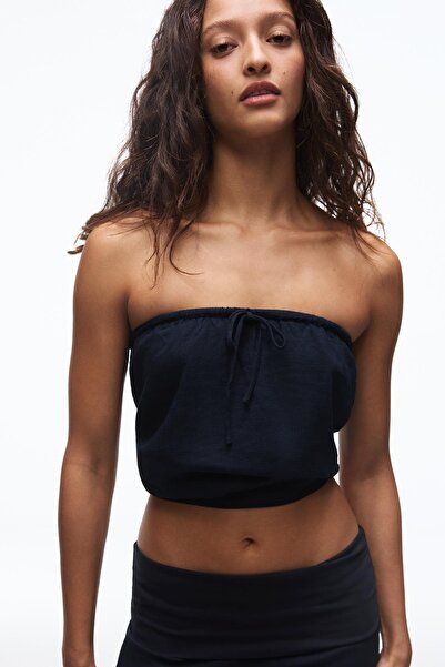 Bershka Keten bandeau top