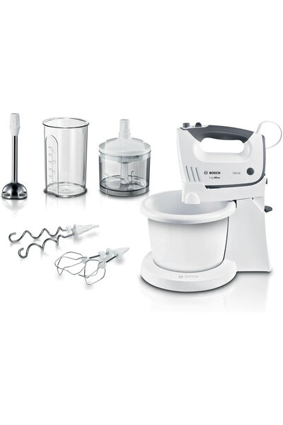 Bosch Mixer de mână MFQ37490 750 W Gri, Alb